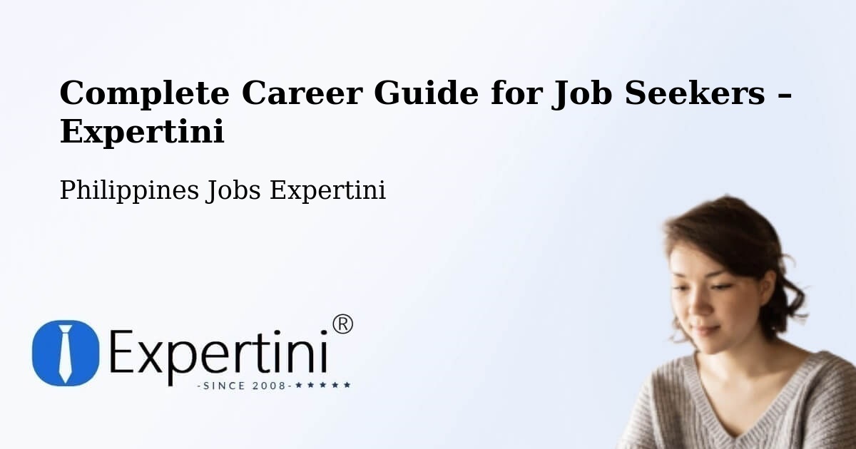 Career Guide for Job Seekers – Doyong - Doyong, Philippines Jobs Expertini