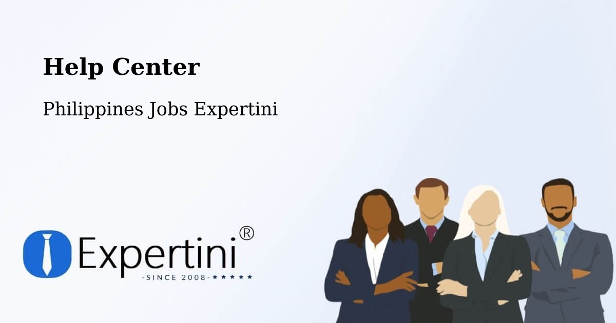 Help Center – Doyong - Philippines Jobs Expertini