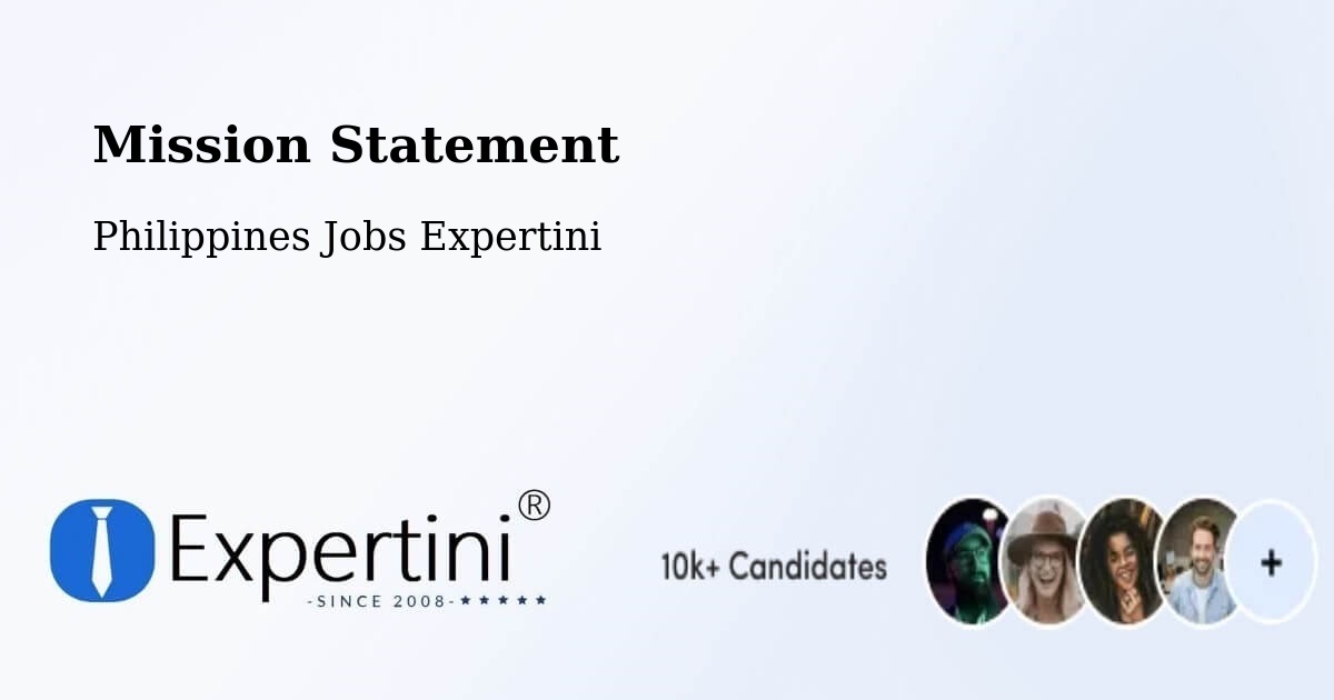Corporate Mission – Doyong - Philippines Jobs Expertini